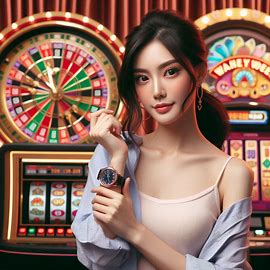 Simbol Cash Wheel Carnival